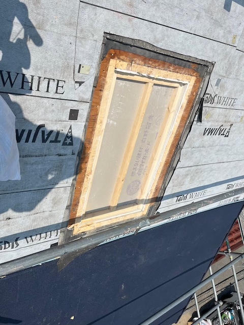 天窓撤去の様子